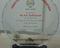 Onattukara-pravasi-association-momento